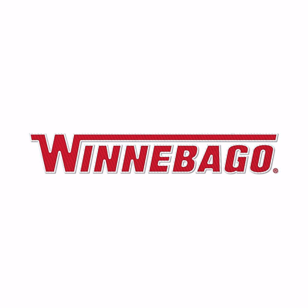 Winnebago Logo Hoodie Appplique Product Image on white background