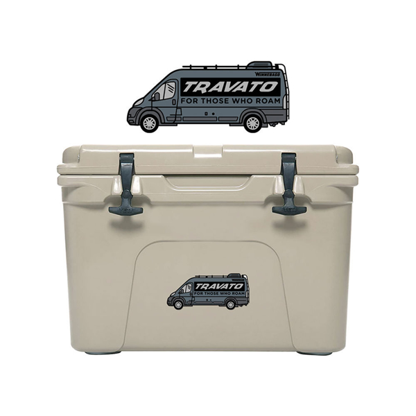 Travato RV Decal Product Image on white background