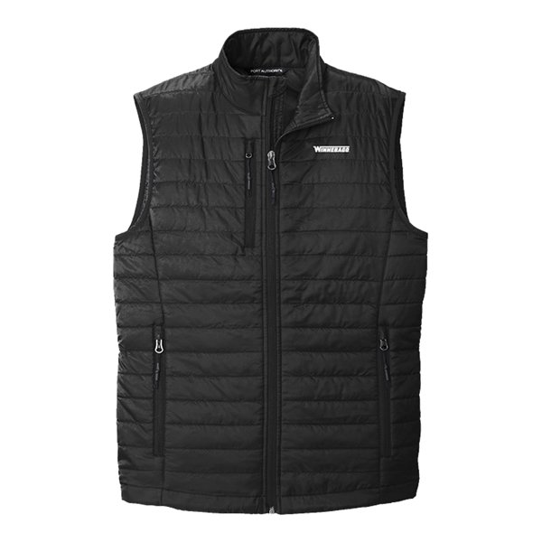 Packable Puffy Vest Product Image on white background