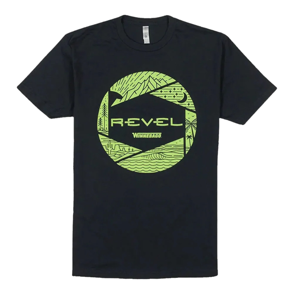 Revel T-Shirt Product Image on white background