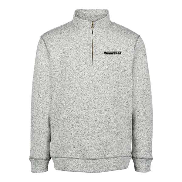 Sweater Fleece 1/4 Zip Product Image on white background