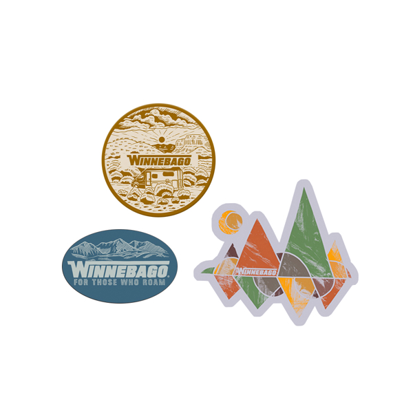 3 Pack of Winnebago Decals